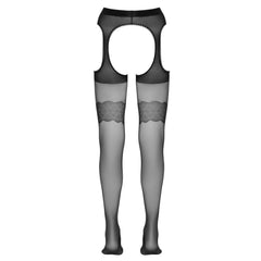 Cottelli Collection - Suspender Tights - Black