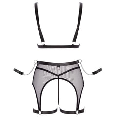 Cottelli Collection - Bondage Lingerie Set - Black