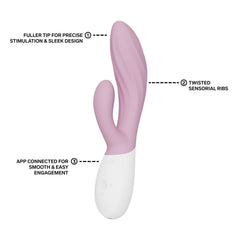 LELO - INA Twist Dual-Action Massager - Soft Pink