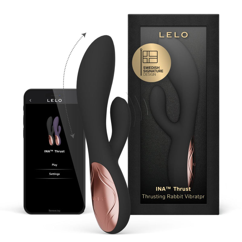 LELO - INA Thrust Dual-Action Massager - Black