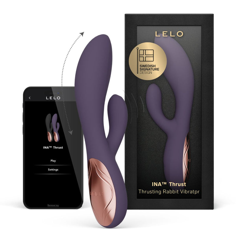 LELO - INA Thrust Dual-Action Massager - Purple Twilight