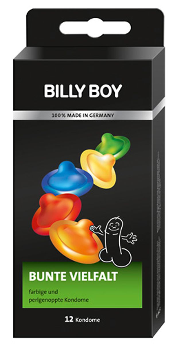 Billy Boy - Colorful variety - 10 Condoms