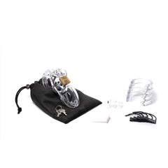 CB-3000 Chastity Cage - Transparent - 37 mm