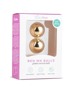 Gold ben wa balls - 25mm