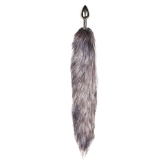 Easytoys Fetish - Fox Tail Plug - SIlver
