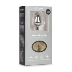 Easytoys Fetish - Fox Tail Plug No. 3 - Silver