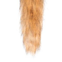 Easytoys Fetish - Butt Plug Gold – Beige Fox Tail