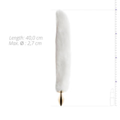Easytoys Fetish - Butt Plug – White Fox Tail