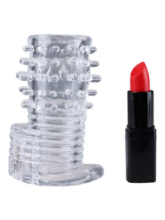 Size Matters - Clear Sensations Vibrating Penis Sleeve - Transparent