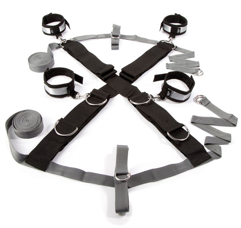 Fifty Shades of Grey – Keep Still Bed Restraint Set – Black