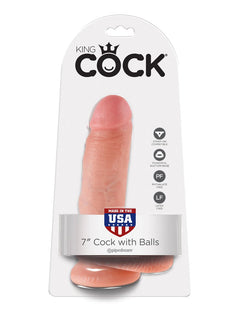 King Cock 17 cm Dildo With Balls