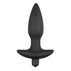 Black Silicone Perineum Tickler - 14,5 cm