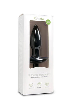 Black Silicone Perineum Tickler - 14,5 cm