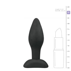 Small Black Silicone Buttplug
