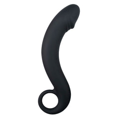 Silicone Black Prostate Dildo - 17,5 cm