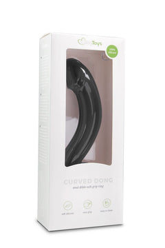 Silicone Black Prostate Dildo - 17,5 cm