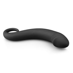 Silicone Black Prostate Dildo - 17,5 cm