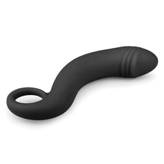 Silicone Black Prostate Dildo - 17,5 cm