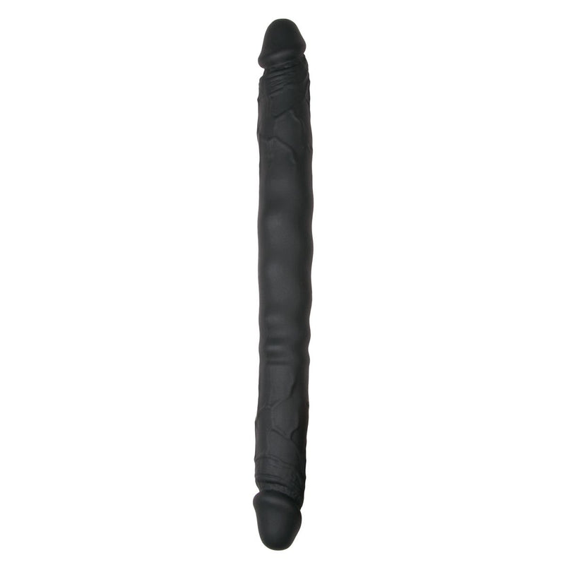 Double Ended Dildo Black - 40 cm