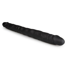 Double Ended Dildo Black - 40 cm