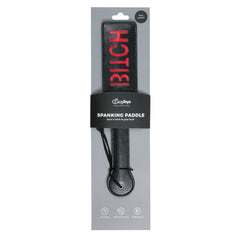 Easytoys Fetish - Black Leather Paddle - Bitch