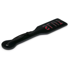 Easytoys Fetish - Black Leather Paddle - Slut