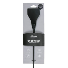 EasyToys - Fetish Long Leather Whip - Black