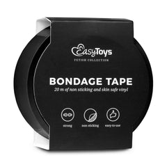 Easytoys Fetish - Black Bondage Tape - 20m