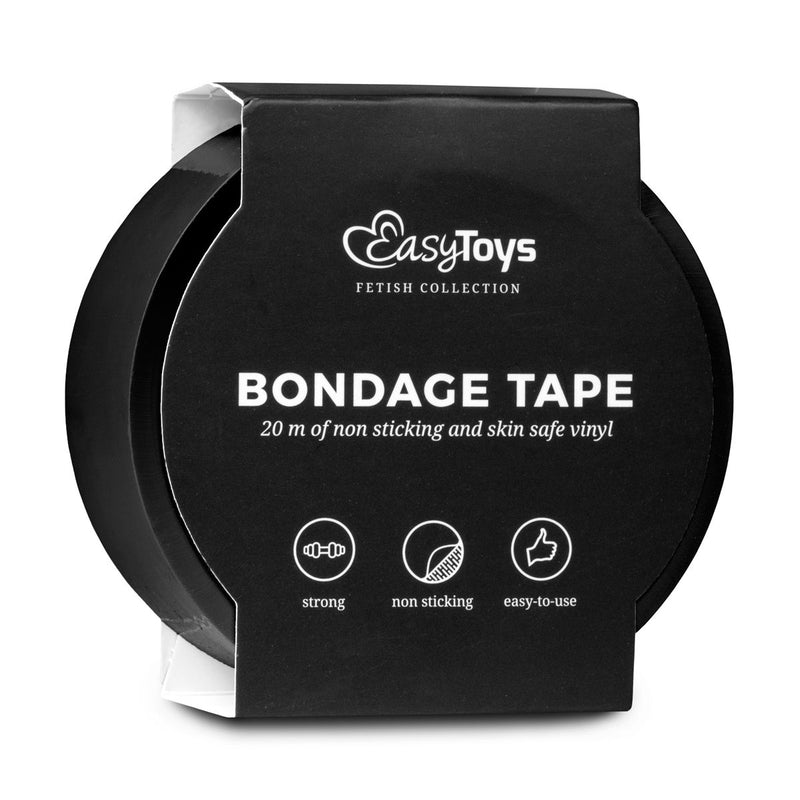 Easytoys Fetish - Black Bondage Tape - 20m