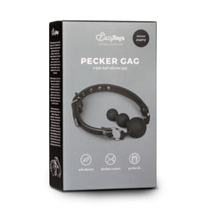 Easytoys Fetish - Ball Gag With Silicone Beads - Black