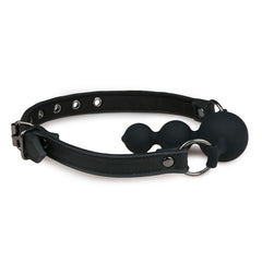 Easytoys Fetish - Ball Gag With Silicone Beads - Black