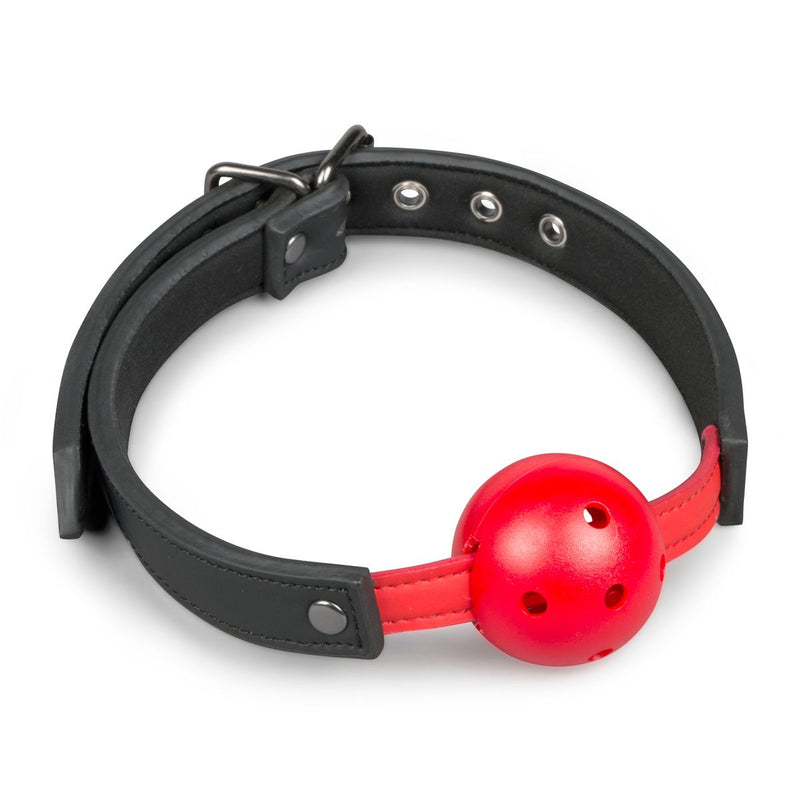 Easytoys Fetish - Ball Gag With PVC Ball - Red