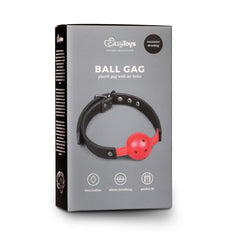 Easytoys Fetish - Ball Gag With PVC Ball - Red