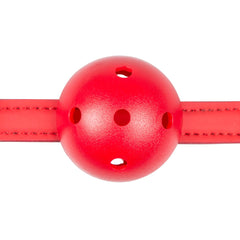 Easytoys Fetish - Ball Gag With PVC Ball - Red