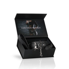 Easytoys Fetish - Leather Collar With Nipple Chains