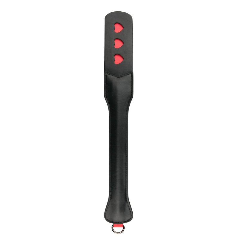 Easytoys Fetish - Long Leather Paddle With Heart