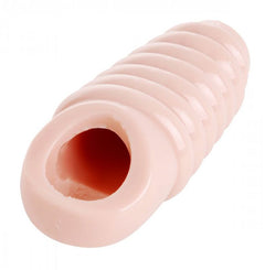 Size Matters - Really Ample Ribbed Penis Enhancer Sheath