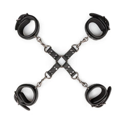 Easytoys Fetish - Hogtie With Hand and Anklecuffs - Black