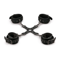 Easytoys Fetish - Hogtie With Hand and Anklecuffs - Black