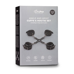 Easytoys Fetish - Hogtie With Hand and Anklecuffs - Black