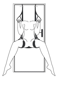 Easytoys Fetish - Leg & Bum Support Over The Door Swing
