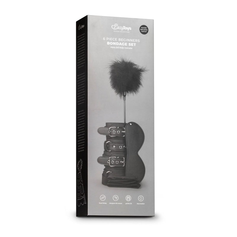 Easytoys Fetish - Bondage Kit - Handcuffs, ankle cuffs & eye mask