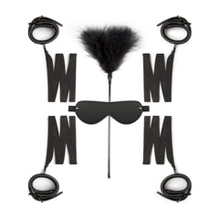 Easytoys Fetish - Bondage Kit - Handcuffs, ankle cuffs & eye mask