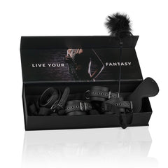 Easytoys Fetish - Bondage Kit - Handcuffs, ankle cuffs & eye mask