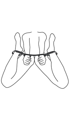 Easytoys Fetish - Bondage Bar - Wrist and Ankle Cuffs