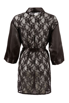 Kimono With Lace Back