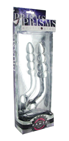 Hamsa Glass G-spot/P-spot Dildo
