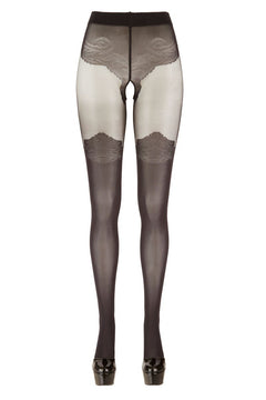 Tights With Stockings Look