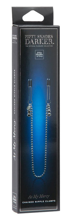 Fifty Shades Darker – At My Mercy Nipple Clamps – With Chain