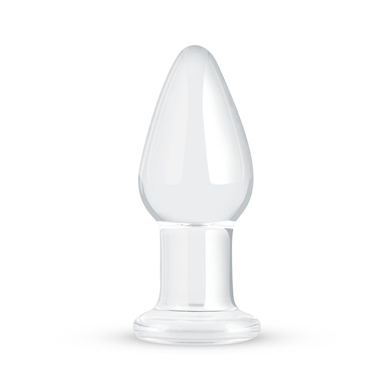 Gildo - Clear Glass Buttplug - 9,4 cm